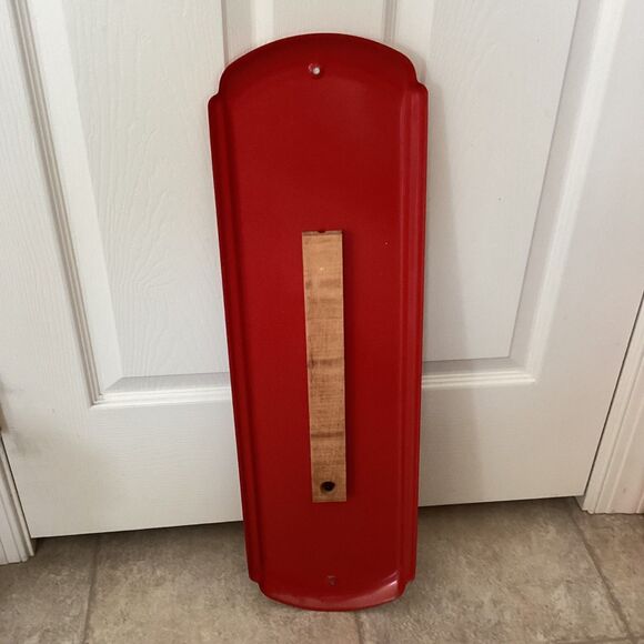 Vintage Pepsi Cola Red Thermometer Metal Sign 27x8 1/4” Soda Advertising READ - Picture 4 of 6